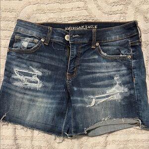 American Eagle Outfitters Women's Blue Denim Shorts